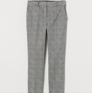 Houndstooth plaid dress pants